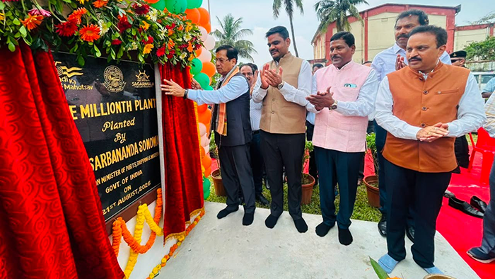 Paradip Port achieves planting 1 millionth tree